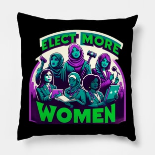 Elect More Women - Gender Equality Pillow