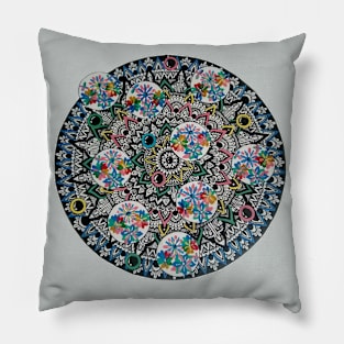 Detailed Mandala Pillow