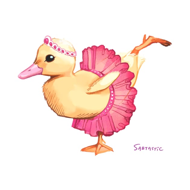 Ballerina Tutu Duckling by Sabtastic