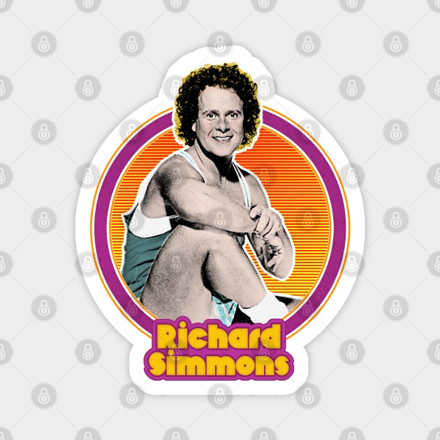 Richard Simmons // Retro Style Fan Artwork Magnet by DankFutura