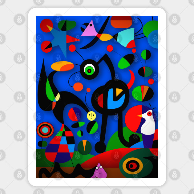 mirò - Abstract - Sticker