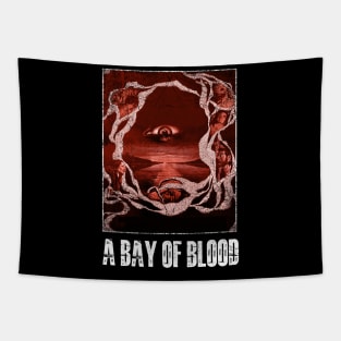 Bloodthirsty Legacy A Blood Film Tees for Horror Aficionados Tapestry