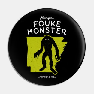 Home of the Fouke Monster - Arkansas, USA Cryptid Pin