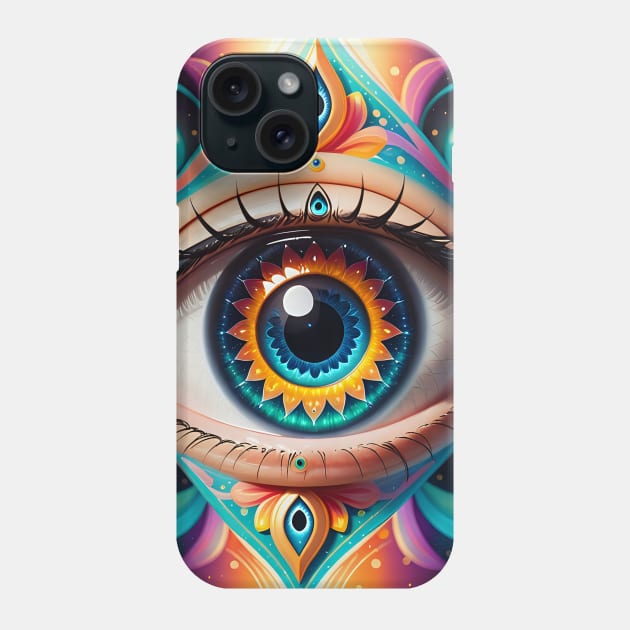 Divine Seer, Divine Feminine, Divine Eye Phone Case by Angelic Gangster