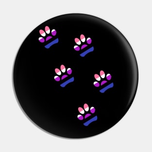 Genderfluid Pride Paws Pin