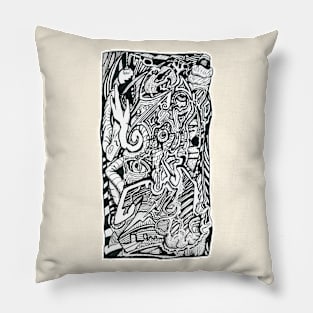 Anxiety Attack by Brian Benson Pillow