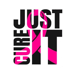 Just Cure It Breast Cancer Awareness Shirts Ribbon T-Shirt