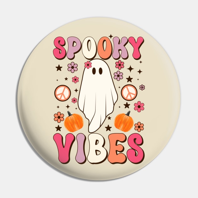 Spooky Vibes Pin by LMW Art