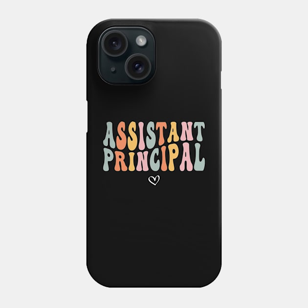 Groovy Assistant Principal Funny School Worker Assistant Phone Case by Flow-designs