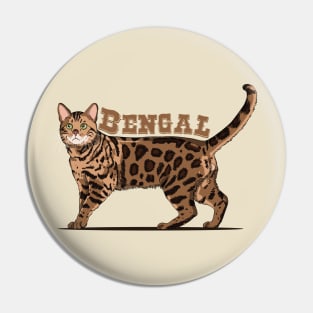 Bengal Cat Pin