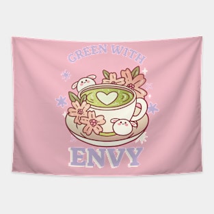 Green with Envy, Matcha tea Tapestry