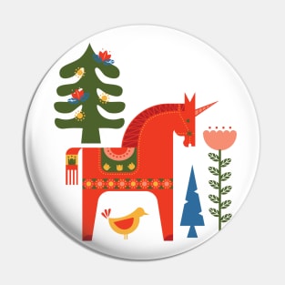 Scandinavian Inspired Christmas - Red + Green Pin