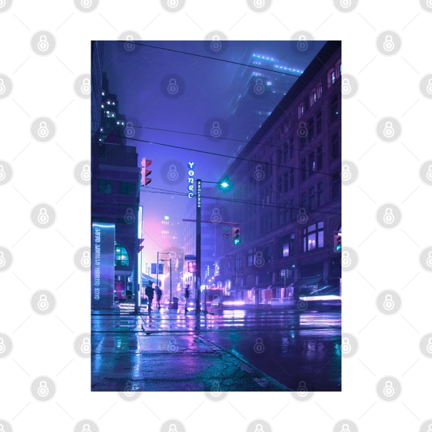 Neon city by mrcatguys