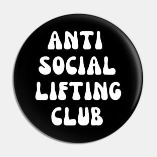 Anti Social Lifting Club Pin