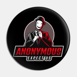 Anonymous - Expect us Pin