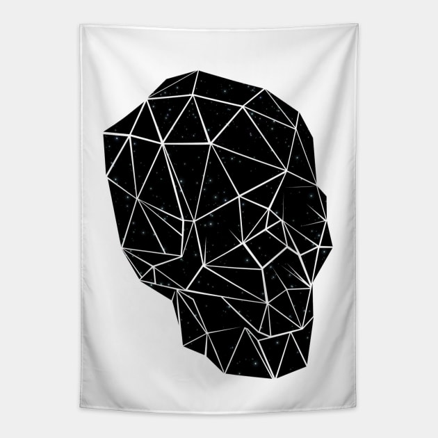 Space Skull Tapestry by ruifaria