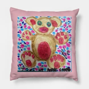 Teddy bear toy we have loved Pillow