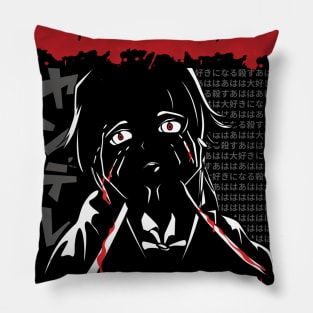 Yandere Horror Art Pillow