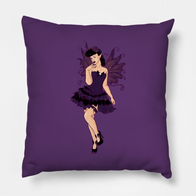 Poison Sass Fairy Pillow by NanaLeonti