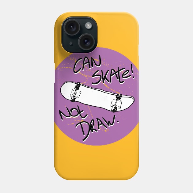 Can skate not draw dot#5 Phone Case by graphicmagic