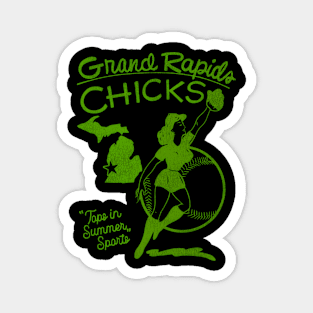 Grand Rapids Chicks 'S Baseball Team Magnet