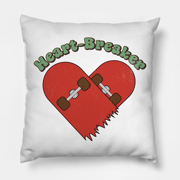 Heartbreaker Pillow by MZeeDesigns