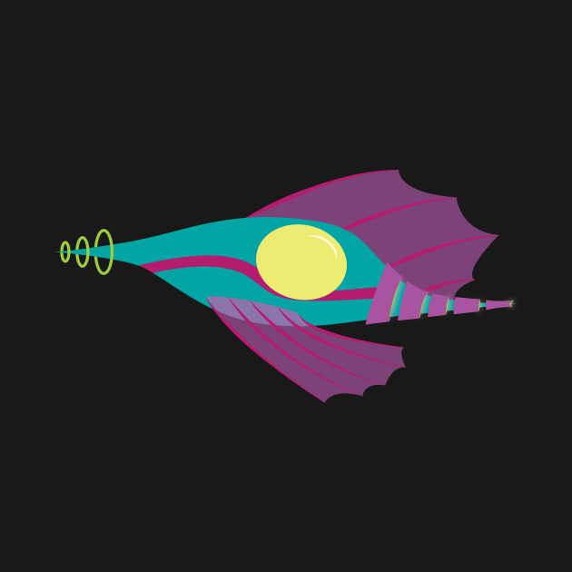 Discover Retro Spaceship Three - Retro - T-Shirt