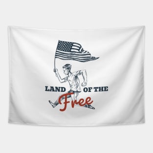 America - land of the free Tapestry