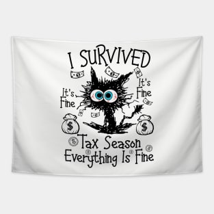 I Survived It’s Fine I’m Fine Tax Season Everything Is Fine Tapestry