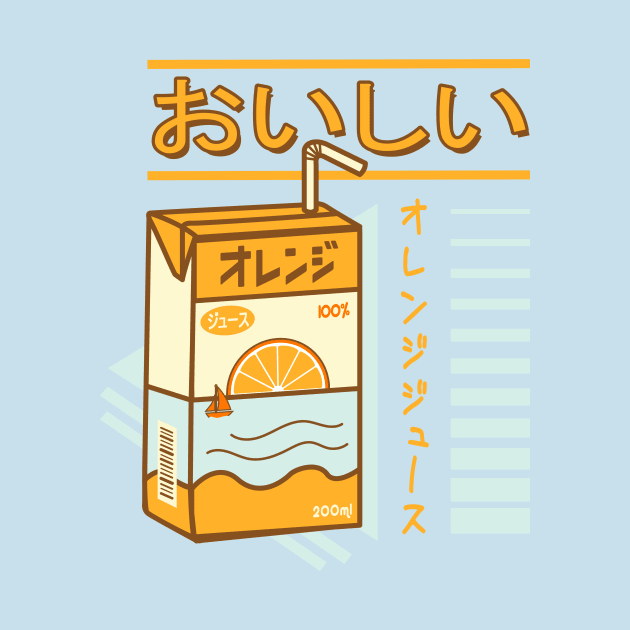 Japanese Aesthetic Juice Box by DreamerWave