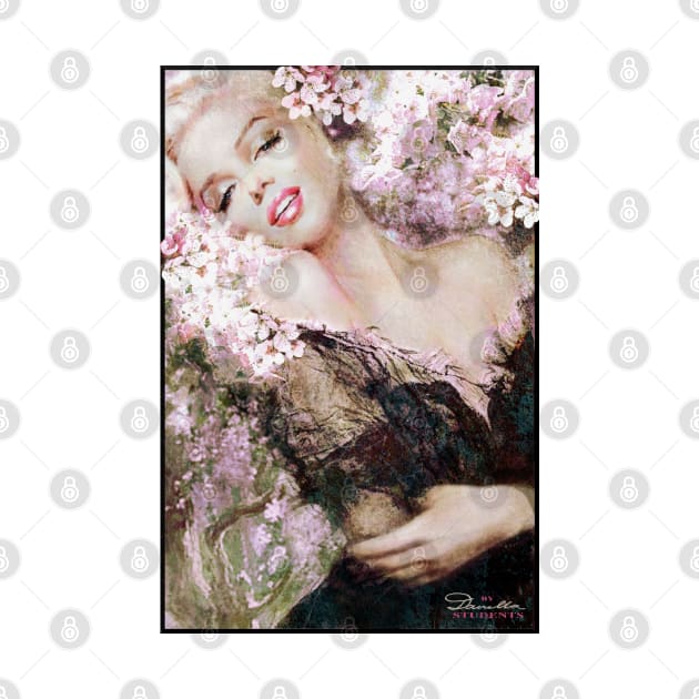 Marilyn Cherry Blossoms Pink Bright by Theo Danella