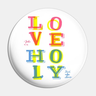 God is Love Pin