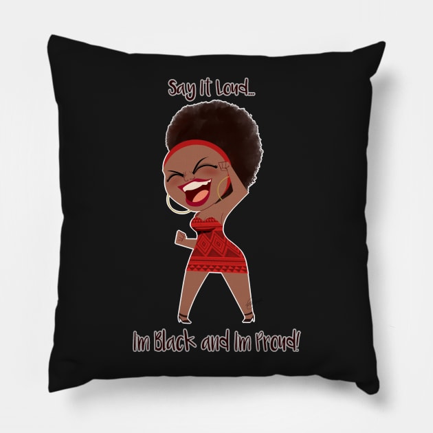 Say It Loud! Pillow by FrancisTheThriller