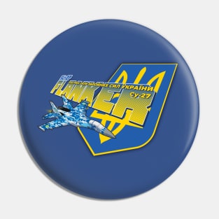 Ukraine Air Force - Su-27 Flanker Pin