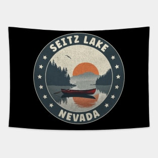 Seitz Lake Nevada Sunset Tapestry