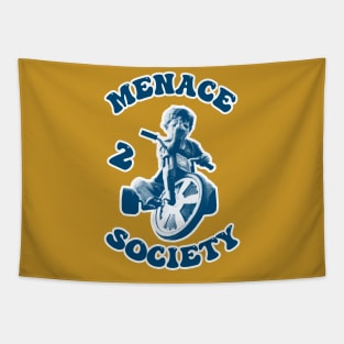 Retro Toys - Big Wheel Kid - MENACE 2 SOCIETY Tapestry