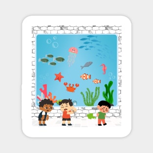 Stinky Aquarium Trip Magnet