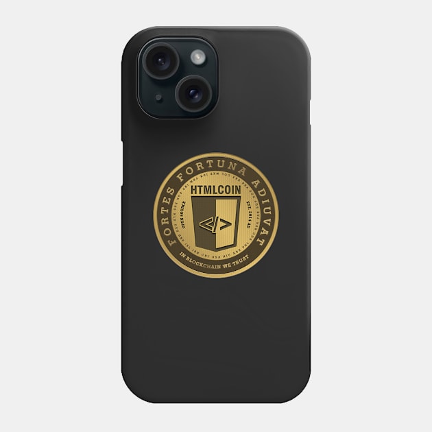 HTMLCOIN (HTML) Cryptocurrency Phone Case by cryptogeek