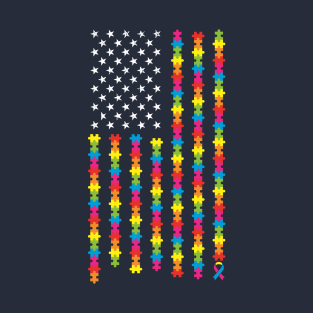 Autism Awareness USA T-Shirt