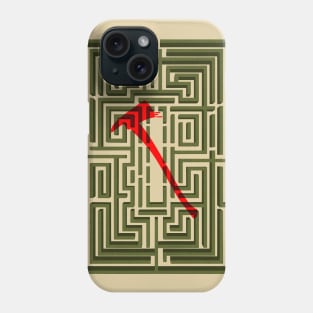 Overlook Maze Map Phone Case