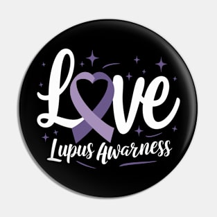 Lupus Awareness Pin