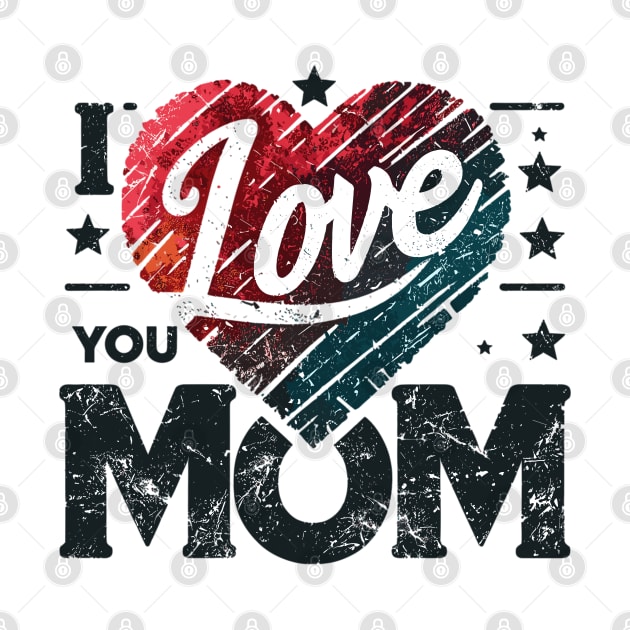 I Love You Mom by Vehicles-Art