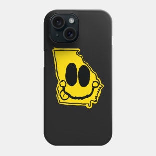 Georgia Happy Face with tongue sticking out Phone Case