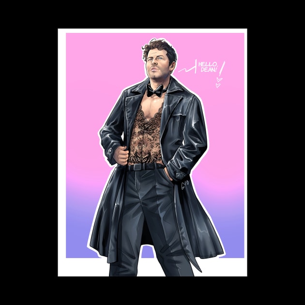 Castiel in Leather by GioGui