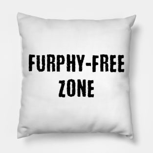 Furphy-Free Zone, funny Australian slang design Pillow