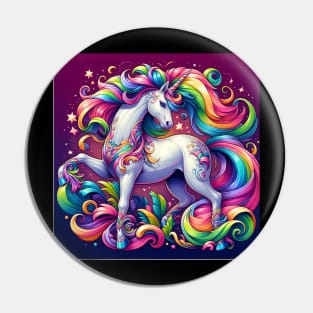 Unicorn Study - Fantasy AI Pin