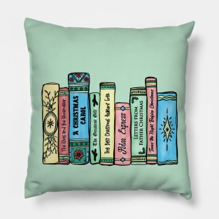 Christmas Classics Bookshelf No.1 Pillow