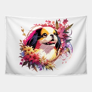 Japanese Chin Mothers Day Dog Mom Special Gift Tapestry