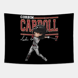 Corbin Carroll Arizona Cartoon Tapestry