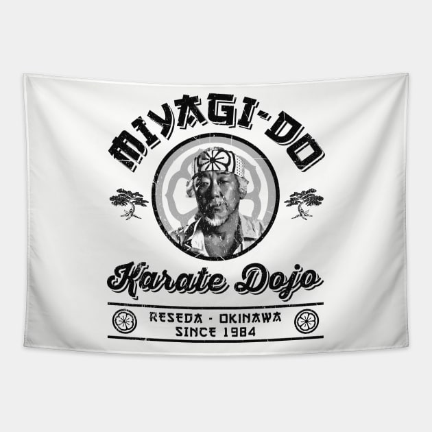 Miyagi Do Karate Dojo Tapestry by Alema Art